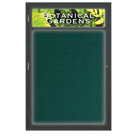 United Visual Products Open Faced Traditional Rounded Corkboard UV640ARC-GOLD-AMETHY